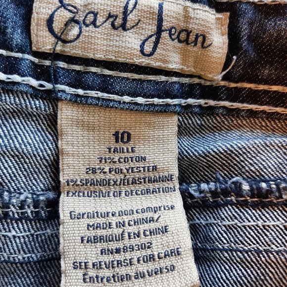 Earl Jean blue denim wide leg Size 10 - Picture 7 of 10